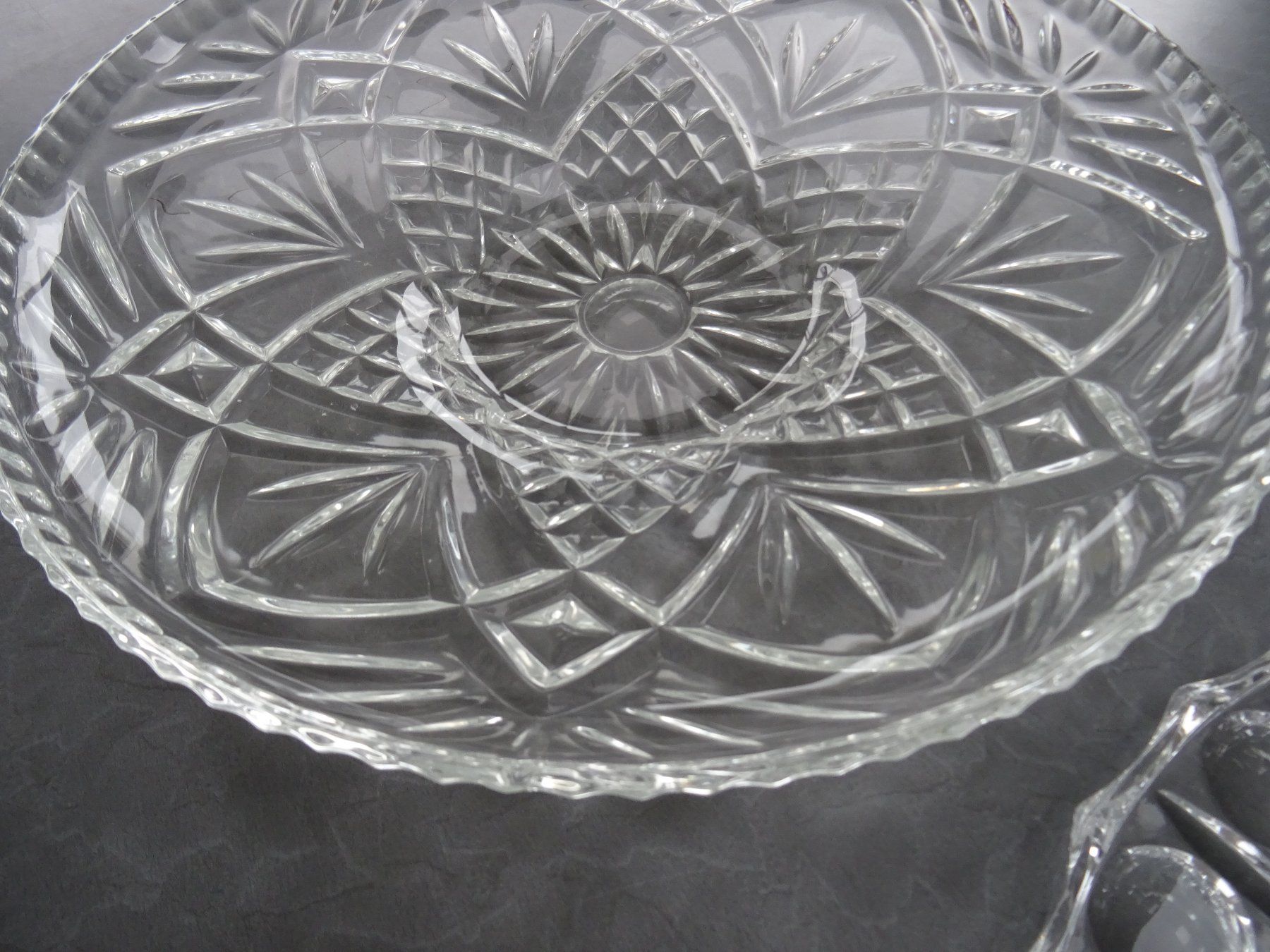 Piatti di portata: Tortenplatte und Früchteschale Glas – Usato da Rothrist venduto da heinrich1966 5