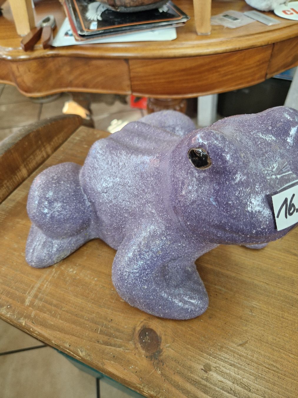 Figuren: Frosch Steingut Outdor  – Gebraucht aus Mörigen von Clio111 1