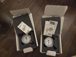 WIKA Manometer 232.50 1.6 und 2.5 bar neu im Set