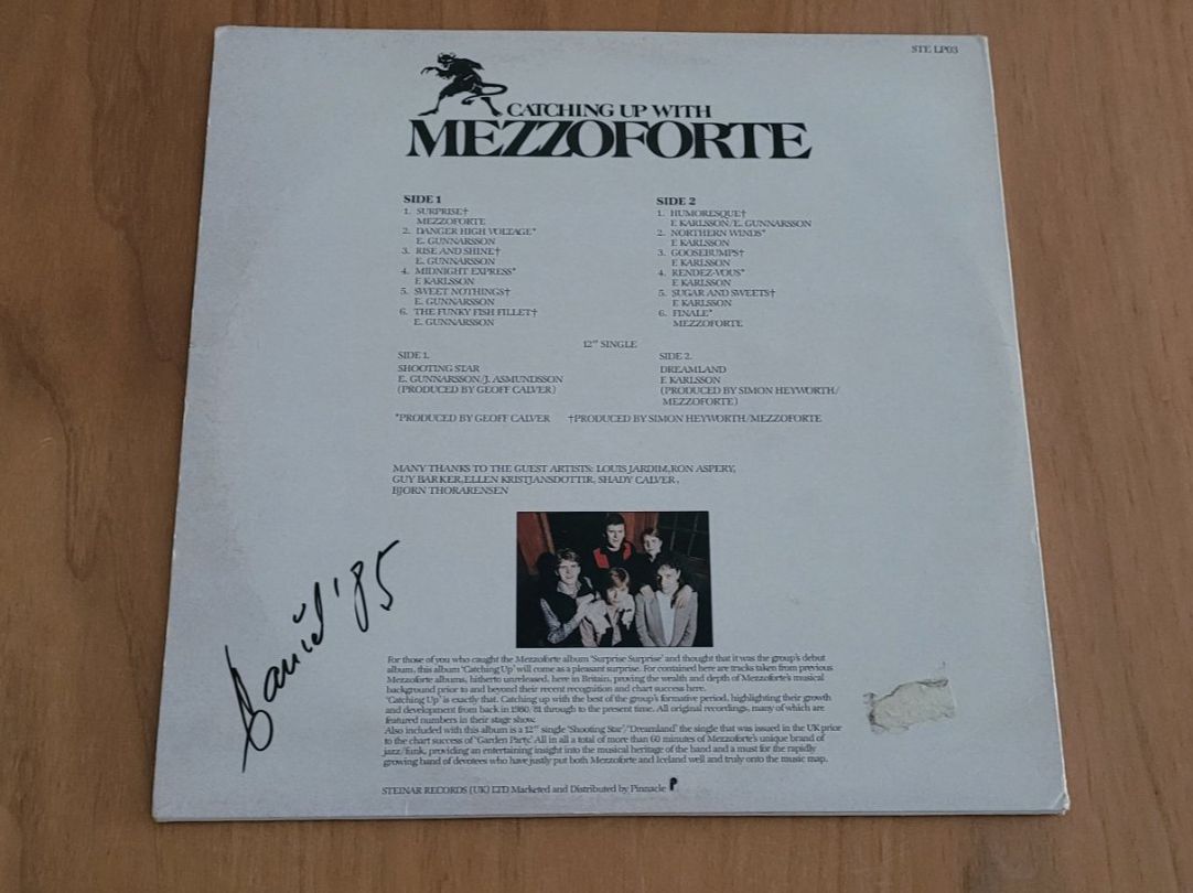 Schallplatten: LP + Maxi  Mezzoforte – Gebraucht aus Martigny von MZ-67 1