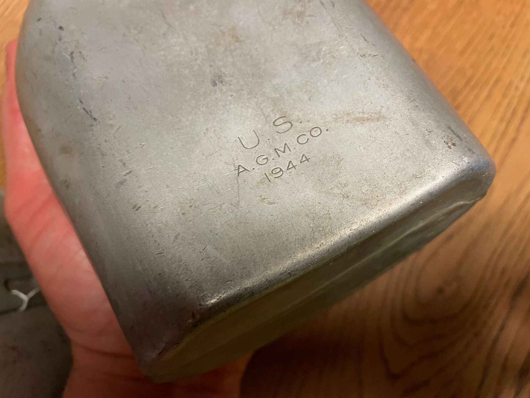 US Army Uniformi: Original us Army WW2 canteen – Usato da Oberbütschel venduto da Woodie2005 6