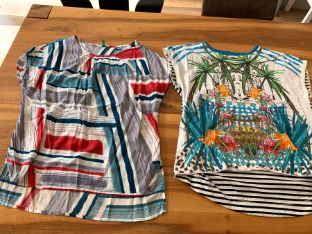 MARC CAIN & BENETTON 2 T-Shirt Grösse 38/40