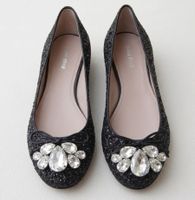 MIU MIU  Originali e Nuovi! ballerine con strass n.36