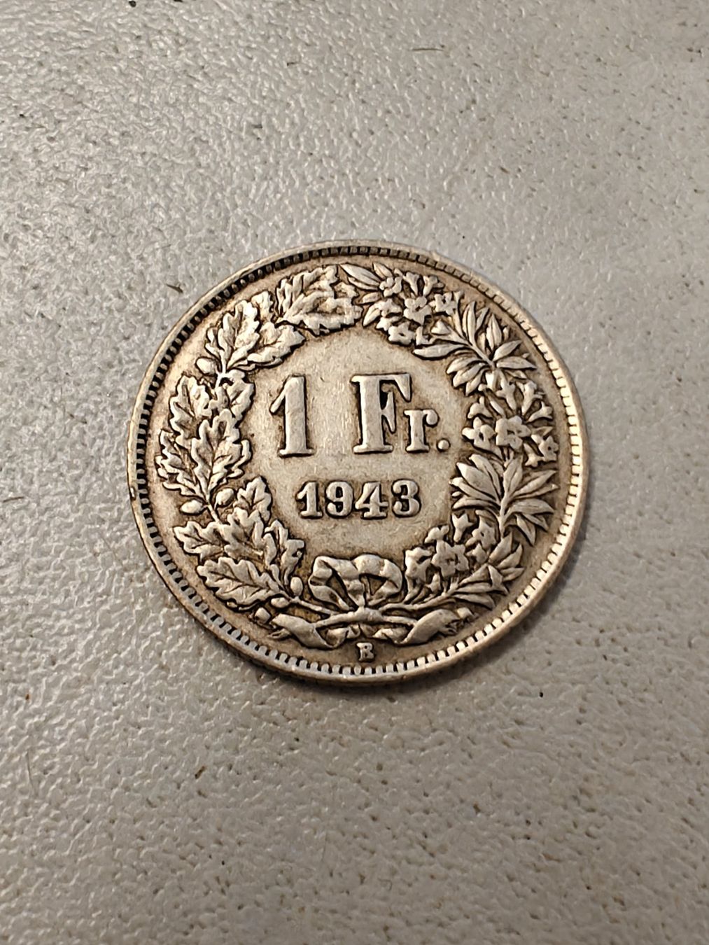 Alle Münzen: Alte Schweizer 1 Franken 1943 Silber – Gebraucht aus Bad Zurzach von Agia