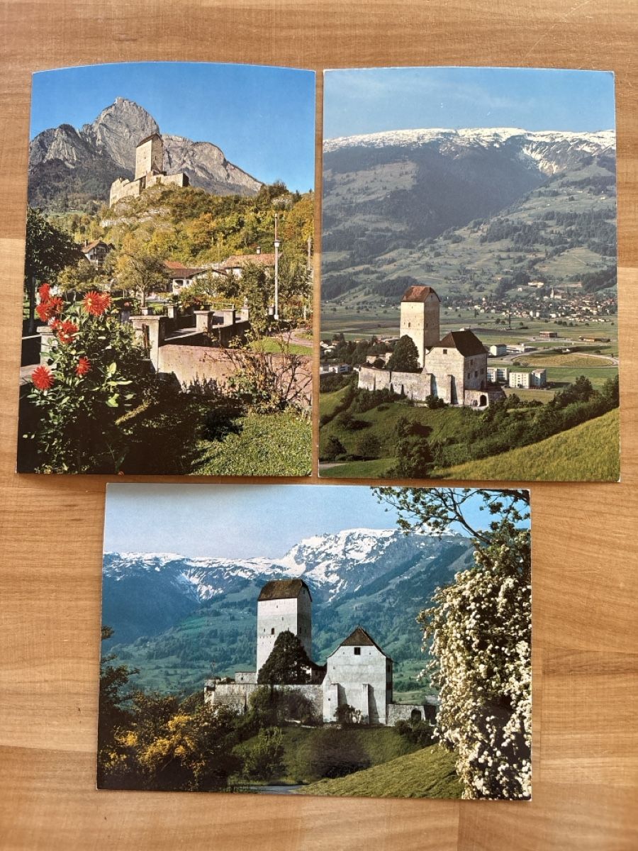 Cartoline postali: AK von Schloss Sargans – Usato da Rümlang venduto da Kartenpost1