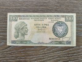 Zypern 10 Pounds 1990 !!!!!!!