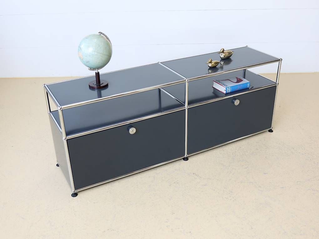 USM Kommoden: USM Haller Lowboard in Anthrazitgrau 2x2 – Gebraucht aus Meinisberg von atelier_TILIJA 9