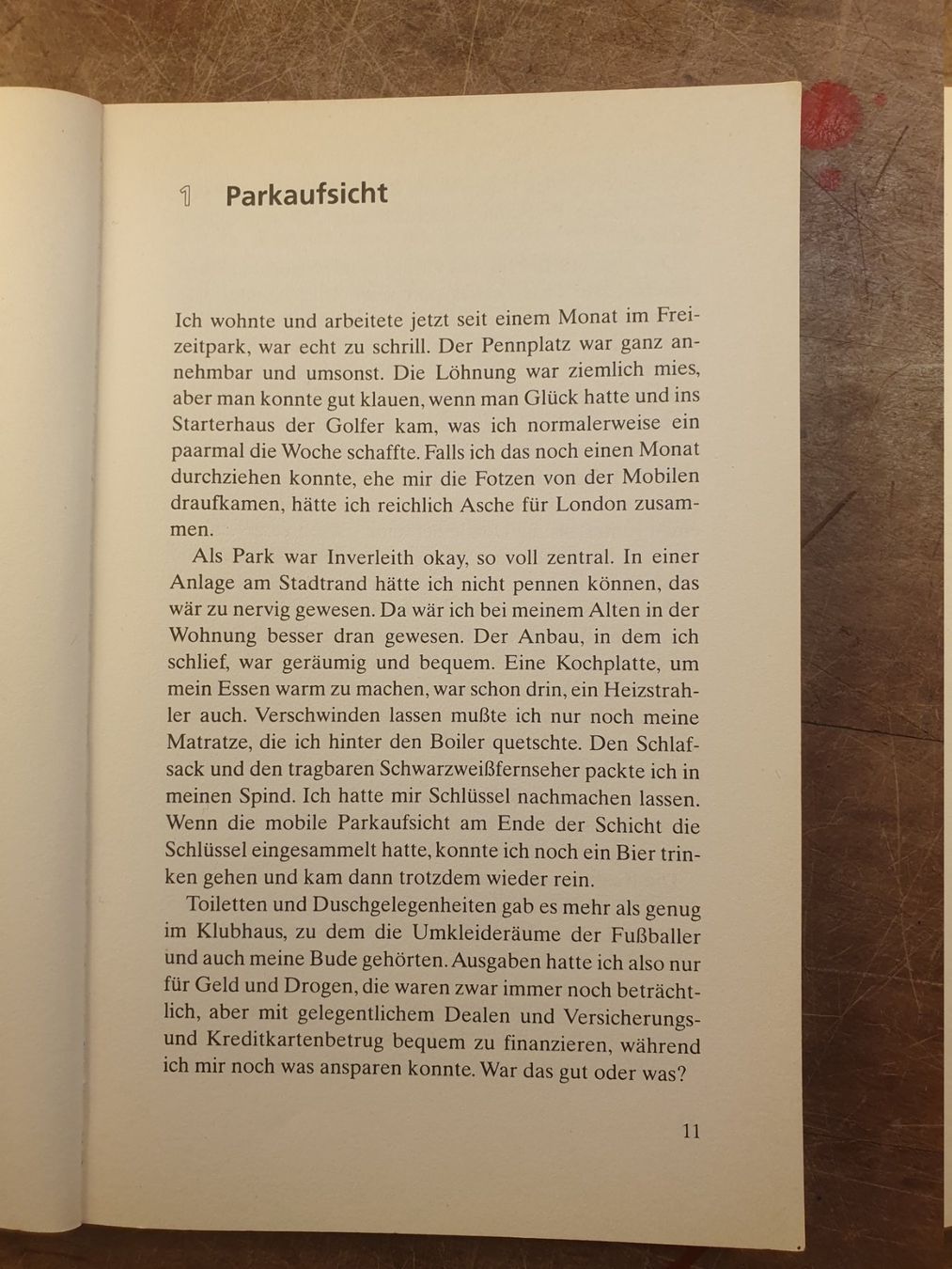 Livres: Der Durchblicker - Irvine Welsh – D'occasion à Zürich par loosebone 6