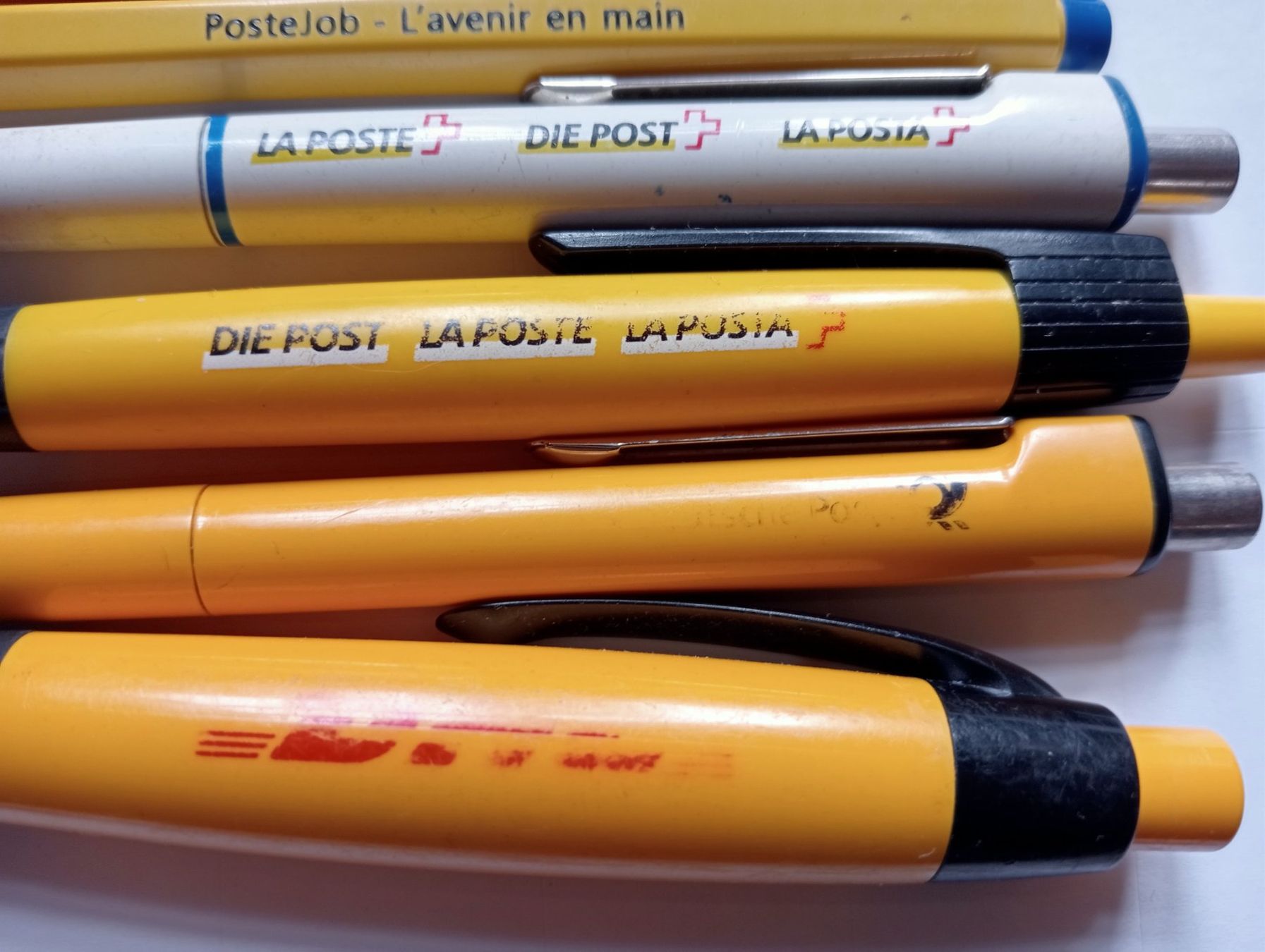 Penna & Evidenziatori: 10 Post-Kugelschreiber Deutsche & Schweizer Post Gebraucht – Usato da Oberdorf BL venduto da Barocki888 2