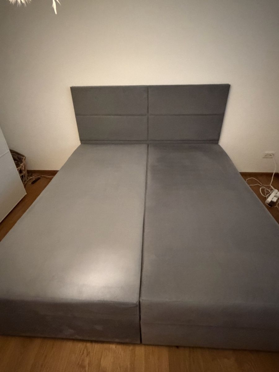 Letti: Boxspring Bett Grau 180x200 – Usato da Etziken venduto da Amsler13 1