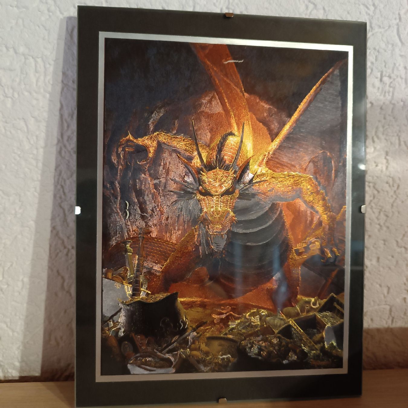 Foto & Immagini: Tableau Dragon Doré – Nuovo (secondo la descrizione) da Cornaux NE venduto da Mimi983