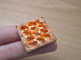 Handgemachte Aprikosenwähe, Auch für Maileg, Setzkasten