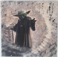Yoda Gemälde - Einzigartiges Kunstwerk für Star Wars Fans