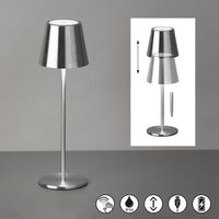 Aussen Tischleuchte, Akku, 36 cm Höhe