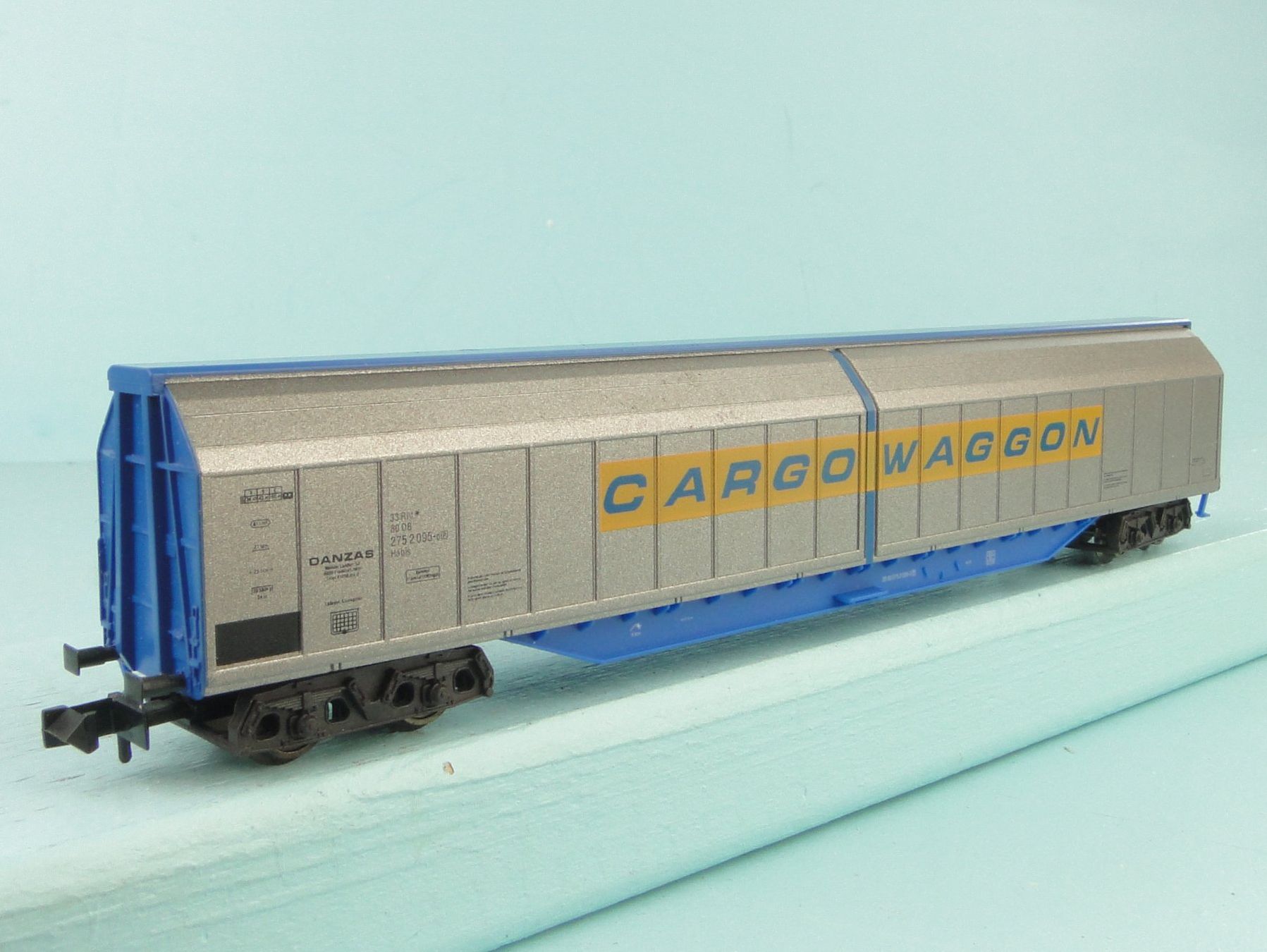 Arnold Modellini di ferrovie: Arnold Spur N DB Danzas Cargo Waggon – Usato da Bülach venduto da Albitrain
