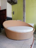 Liegeinsel Loungeliege Gartenliege Rattan Lounge Liege