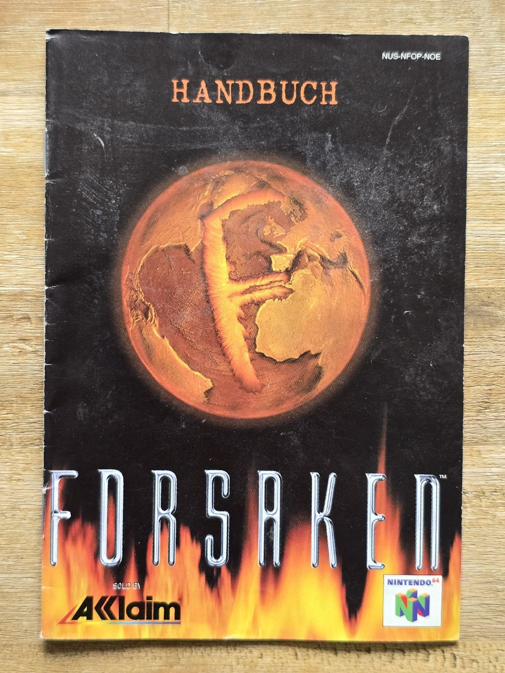 Nintendo Giochi: Forsaken N64 Handbuch - Gebraucht – Usato da Güttingen venduto da Odhin