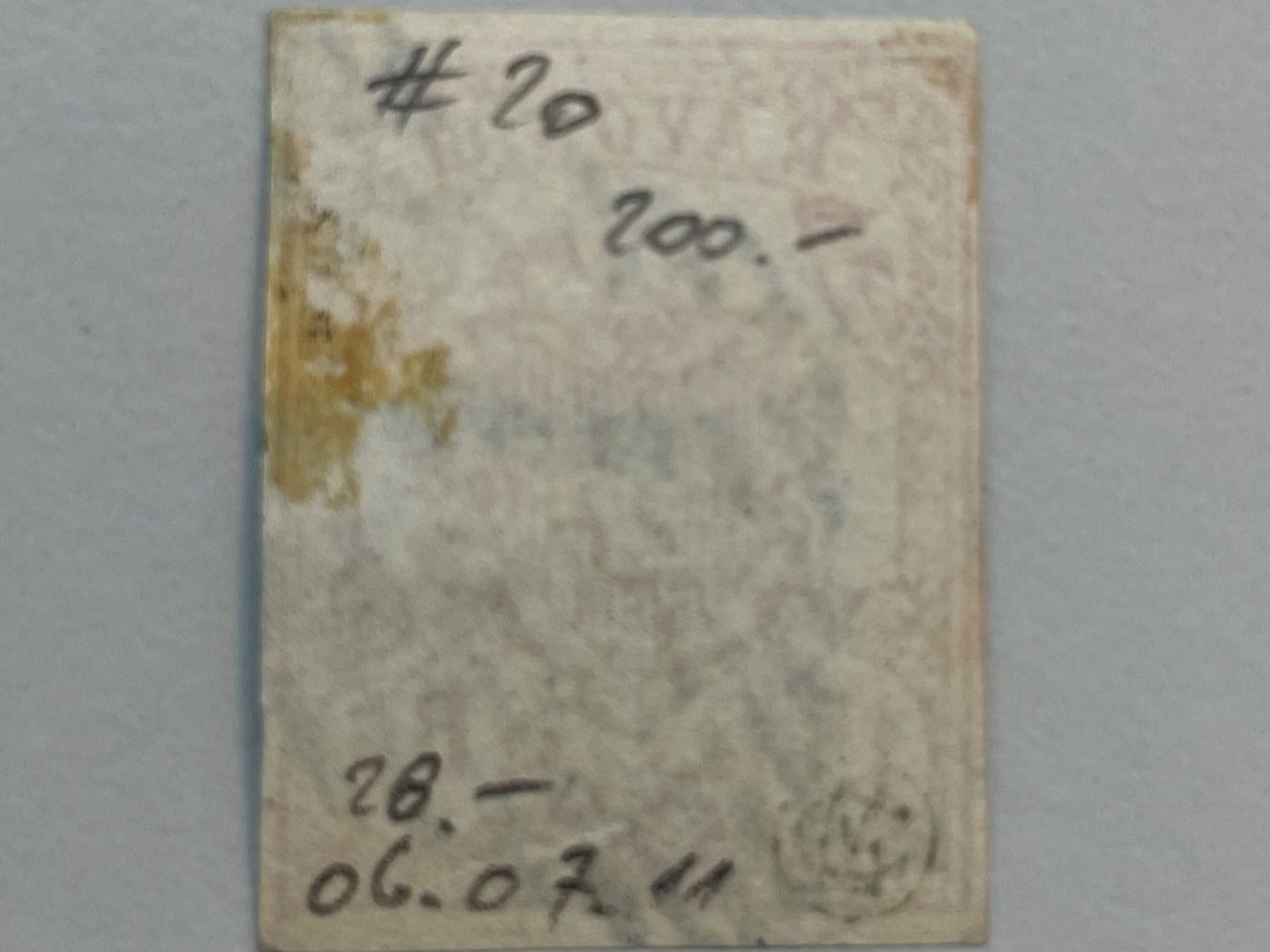 Tutti i francobolli: 1852, Rayon III, blauer Rautenstempel – Usato da Küssnacht am Rigi venduto da SUOMIMASTER 1