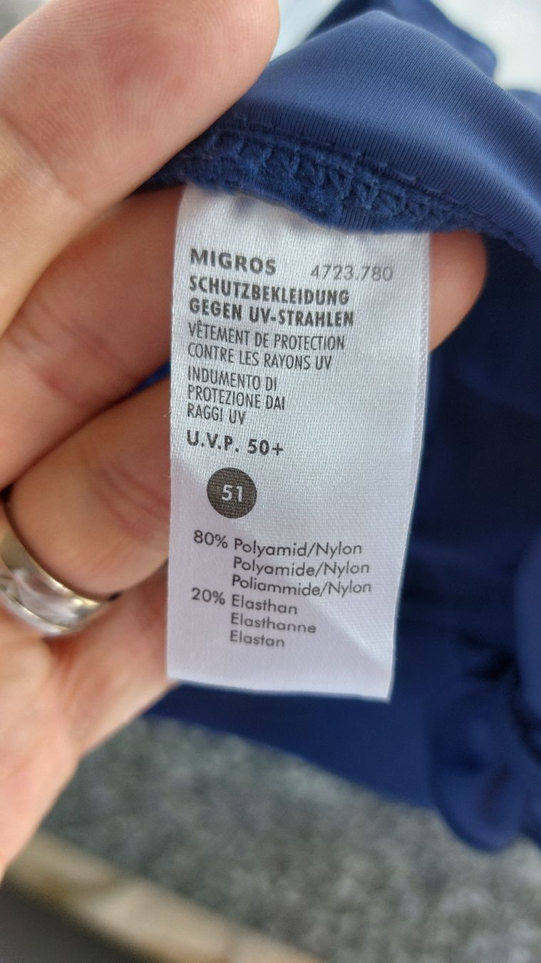 Migros Altro abbigliamento per bambino: Badehut, Gr. 51 UV Schutz 50+, Migros – Usato da Auw venduto da pet_fc8x 2