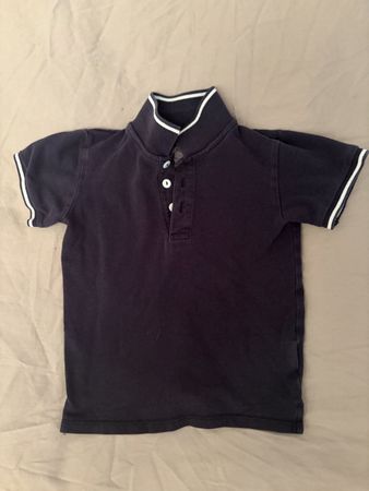 Poloshirt, Gr. 104, marineblau