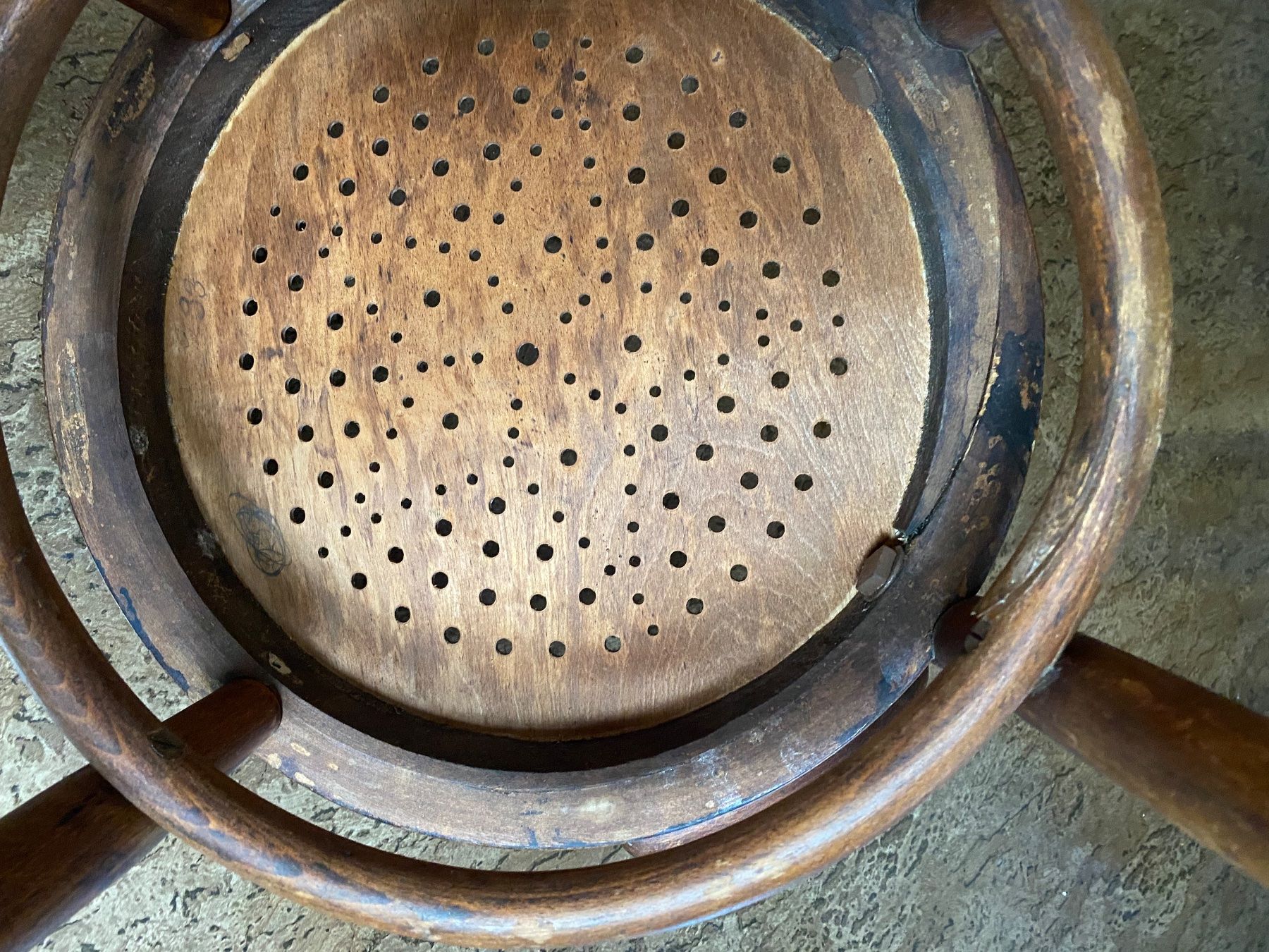 Sedie: Holzstuhl gebogen Thonet Stil Bugholz Sitz Sternmuster – Usato da Stein AR venduto da claire009 7