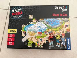 Die drei ??? Kids Krimi Puzzle Chaos im Zoo 150 Teile