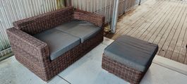 Rattan-Lounge, Outdoor 