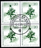 BERLIN 1969 SCHUSTERJUNGE 4ERBLOCK GESTEMPELT - KA89