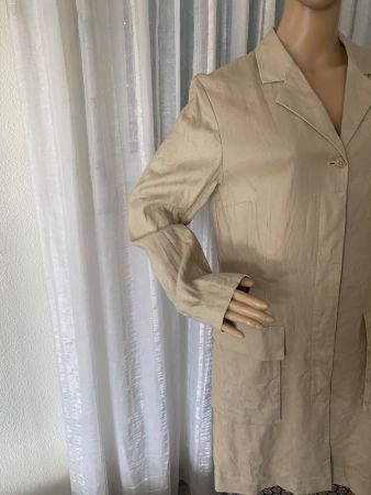 perfekter Auftritt - 100% Leinen Jacke, beige, Gr. 40