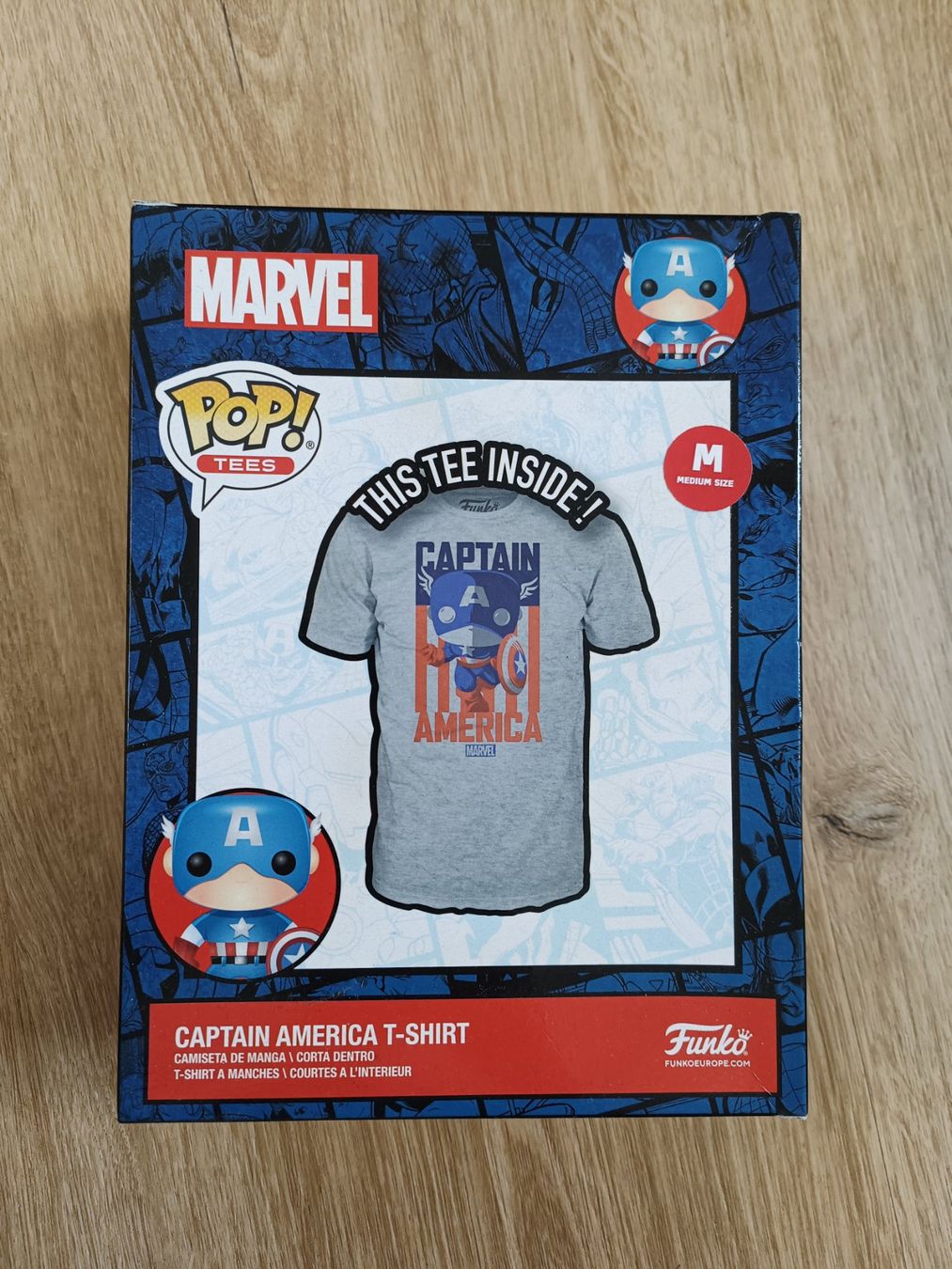 Funko T-shirt: Funko Pop Tees Captain America – Usato da Rothrist venduto da Schane8