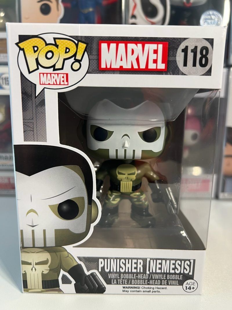 Statuette: Funko POP! Marvel Punisher (Nemesis) – Nuovo e nell'imballaggio originale da Le Mouret venduto da perfectbijou