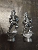 Figurines en métal , guerrier spartiate .