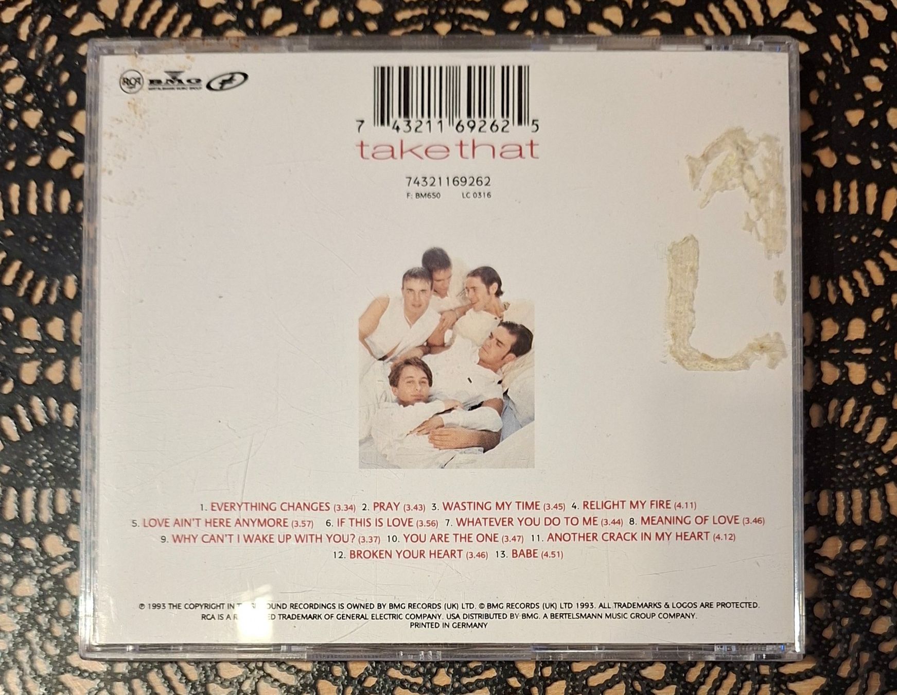 CDs: Take That - Everything Changes, UK Pop CD Album 1993 – D'occasion à Amriswil par Celini3 1
