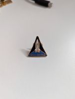 Vintage Enamel Pin Badges - Space Shuttle, Coke, School Bus