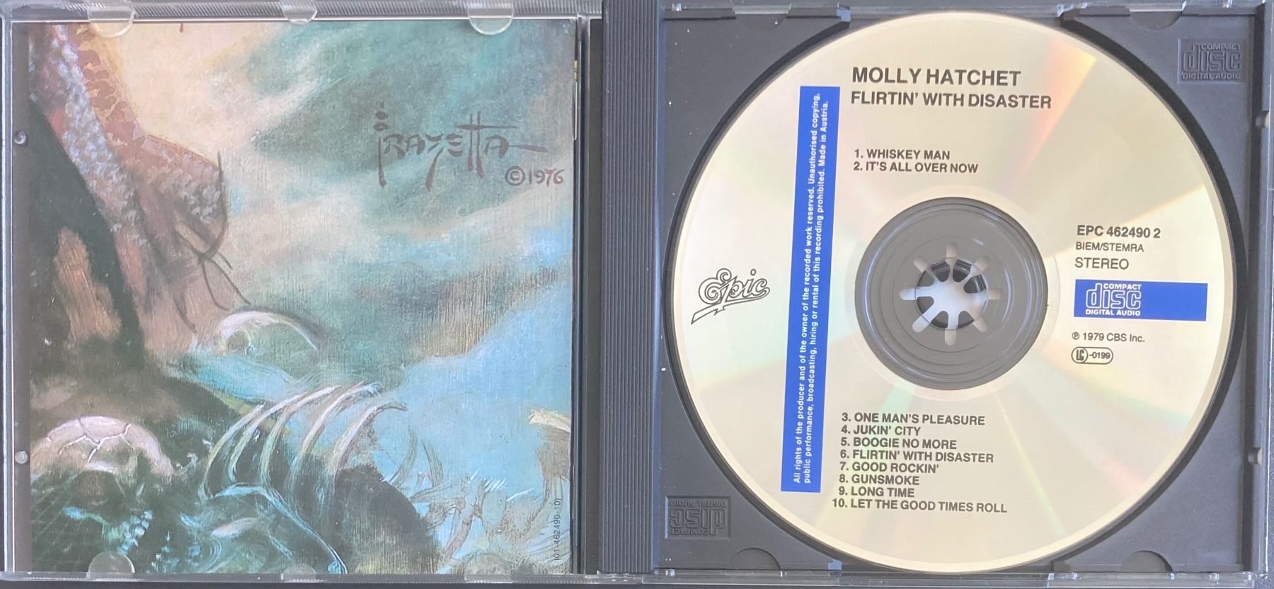 CD: MOLLY HATCHET - FLIRTIN' WITH DISASTER – Usato da Poliez-Pittet venduto da Newtown-Records 2