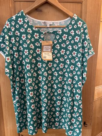GINA LAURA t-shirt neuf L viscose
