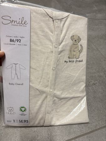 Combinaison bébé overall pyjama taille 86 - 92 neuf