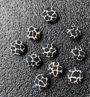 Schöne Leopard Stoffknöpfe *Mix*