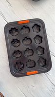 Halloween Backform: Kürbis & Geist Muffins - Perfekt!