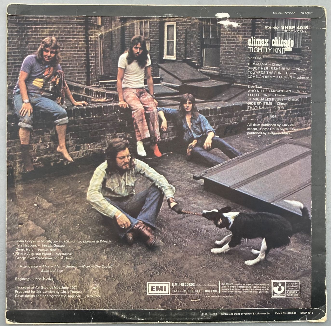 Schallplatten: CLIMAX BLUES BAND - TIGHTLY KNIT – Gebraucht aus Poliez-Pittet von Newtown-Records 1