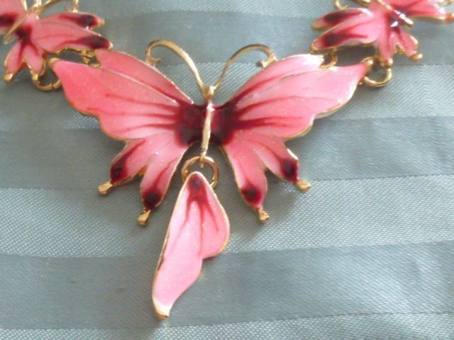 Boucles d'oreille: Schmetterling Collier + Ohrstecker – Neuf (Voir description) à Hinwil par Glasperlen 3