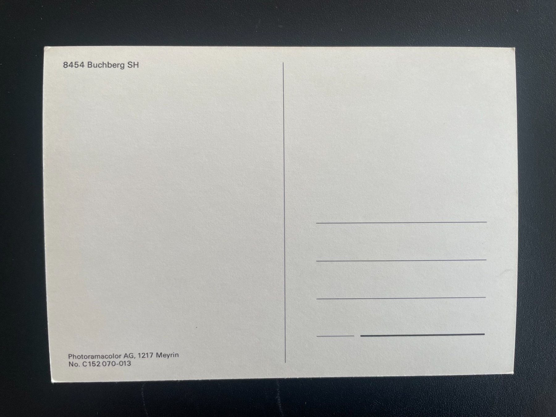 Cartes postales: AK SH Buchberg – D'occasion à Thal par Danny82 1