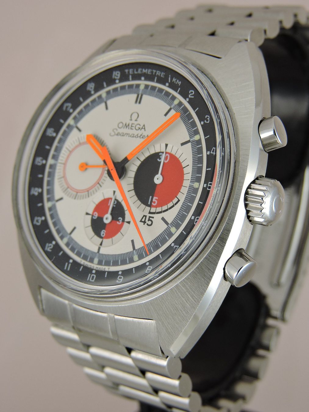 Omega Orologi: 1970 Omega Seamaster Soccer Timer 145.020 - Telemeter Bezel – Usato da Bern venduto da Vintage-Oyster 3