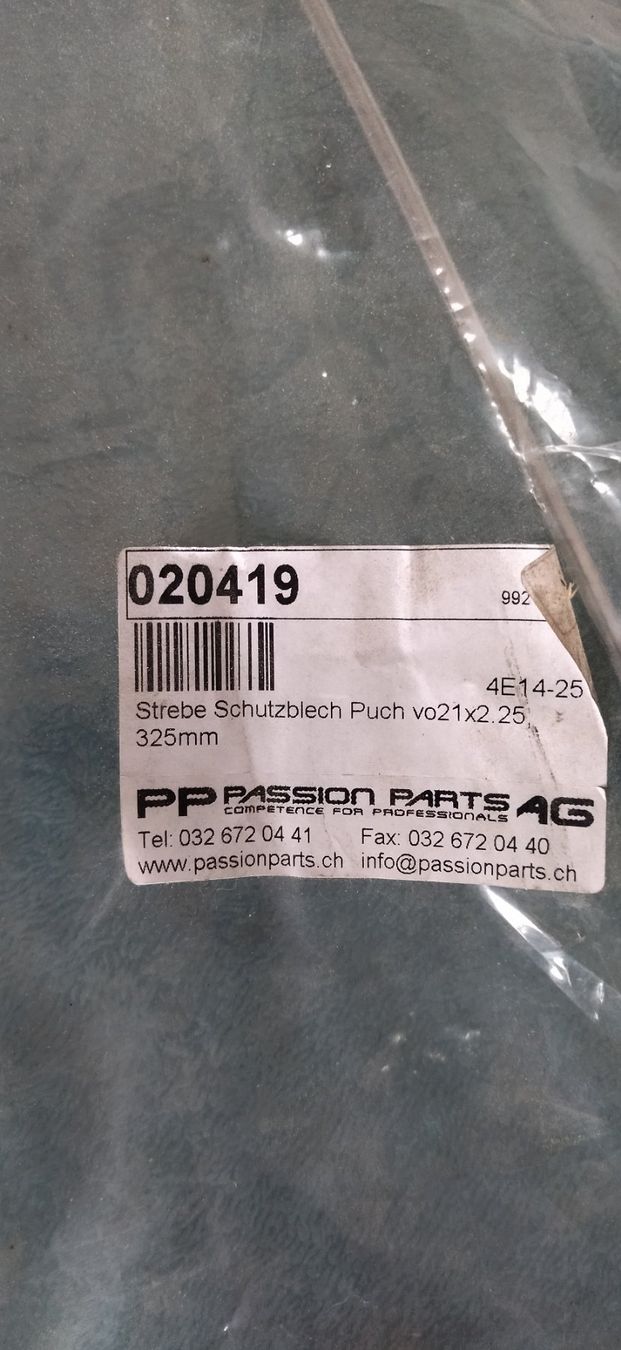 Puch Parti ricambio per ciclomotori: Puch Schutzblech Strebe – Nuovo e nell'imballaggio originale da Fahrni b. Thun venduto da Bergers_occasionen 1