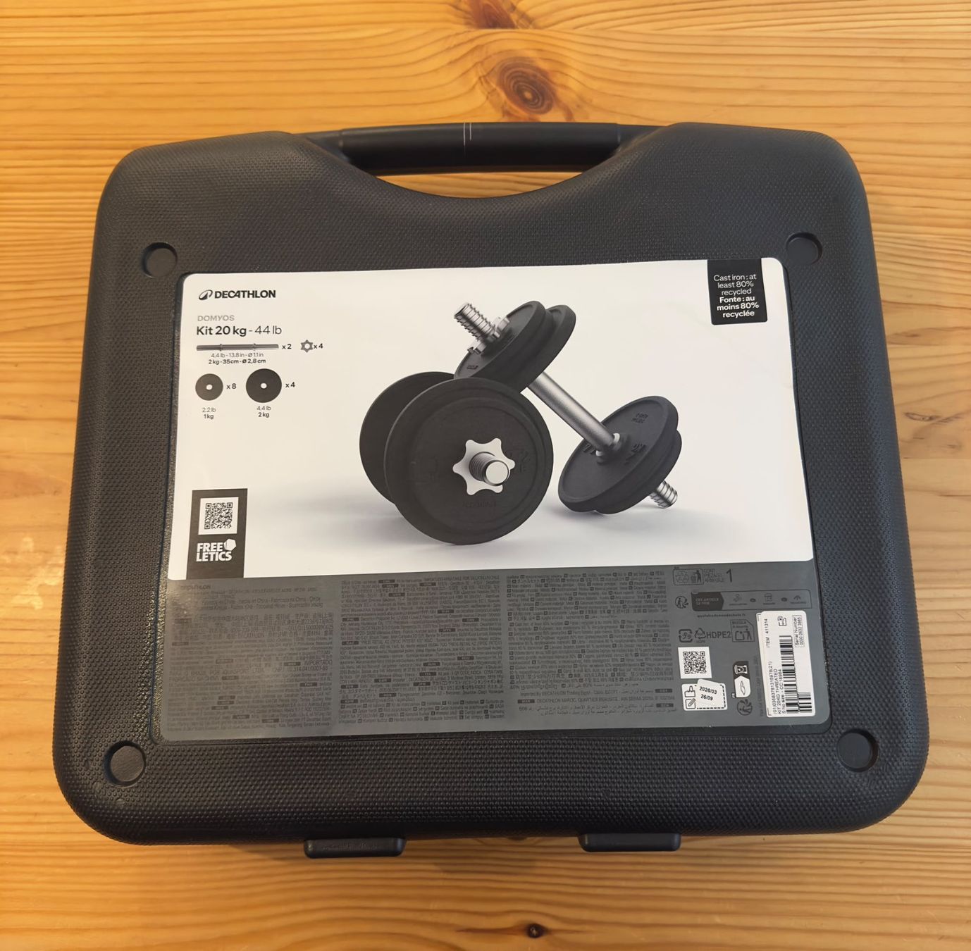 Kit haltères DOMYOS 20 kg avec valise (D'occasion) à Malleray pour CHF ...