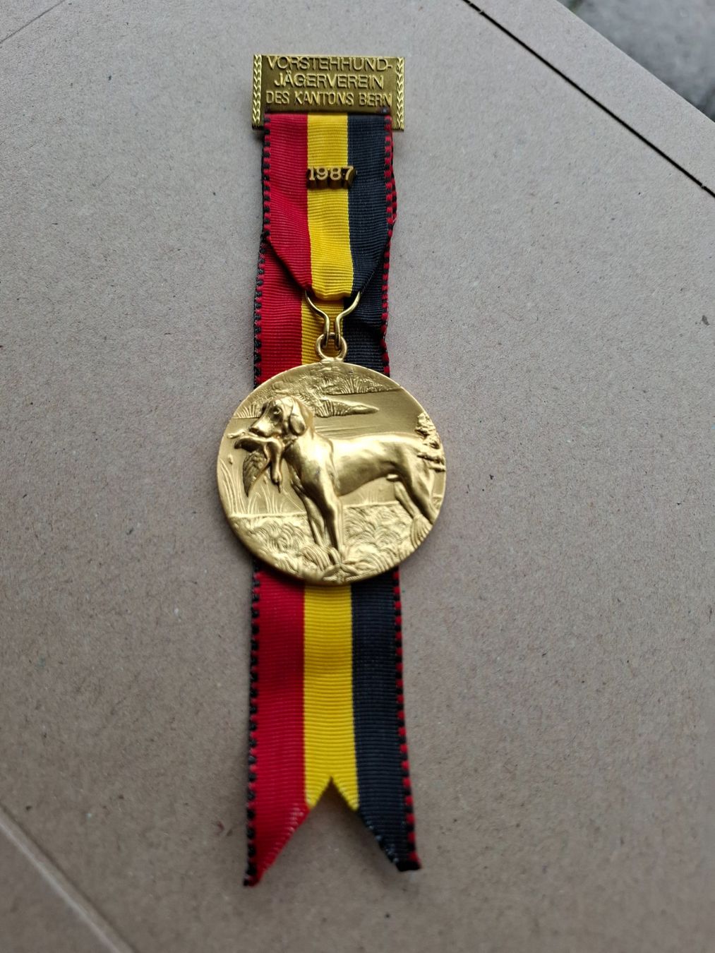 Medaillen: Bern Jäger Jagdhund 1987 (U833) – Gebraucht aus Schwanden GL von Suvorov 2