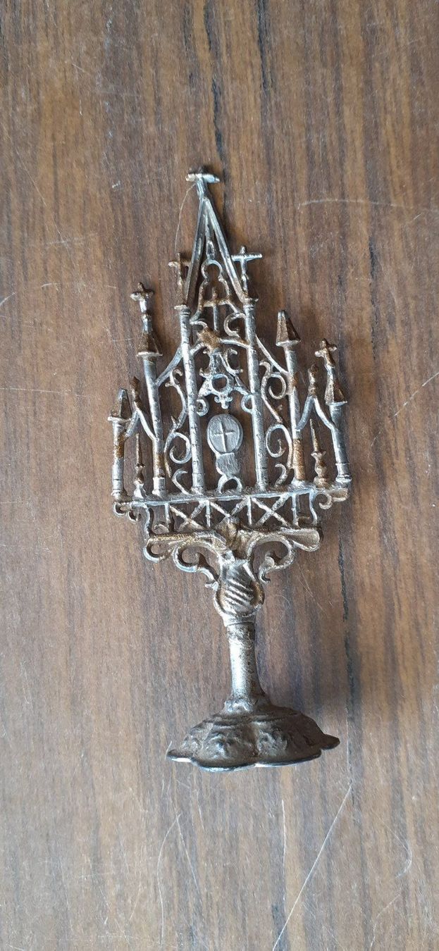 Tutte le decorazioni: Monstranz Miniatur antik Nr.1 – Usato da Mörschwil venduto da antiksalon 5