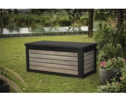 Premium Aufbewahrungsbox / Kissenbox Outdoor in Holzoptik