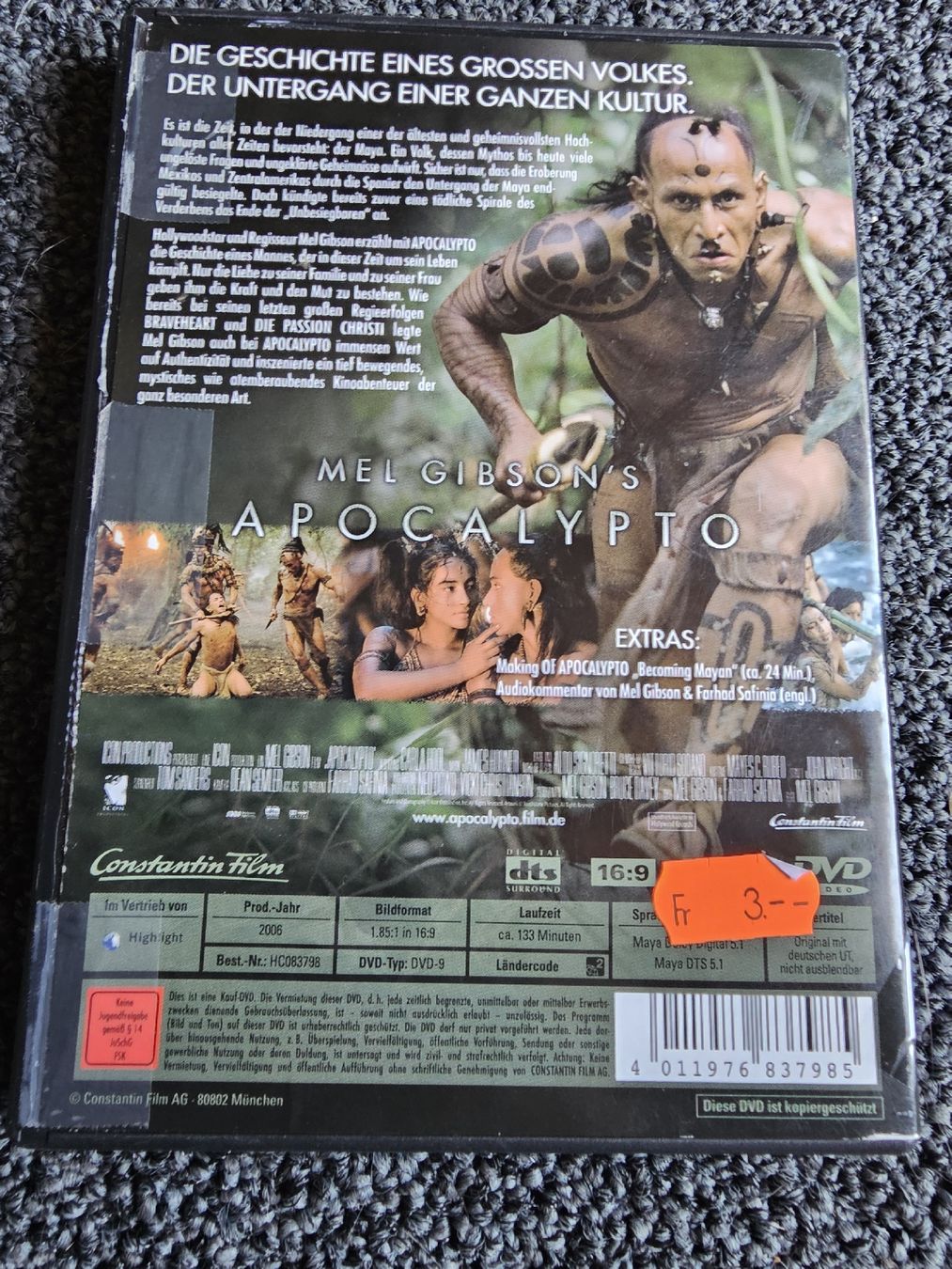 Tutti i DVDs: Apocalypto (20853) – Usato da Ruswil venduto da jan_bxl5 1
