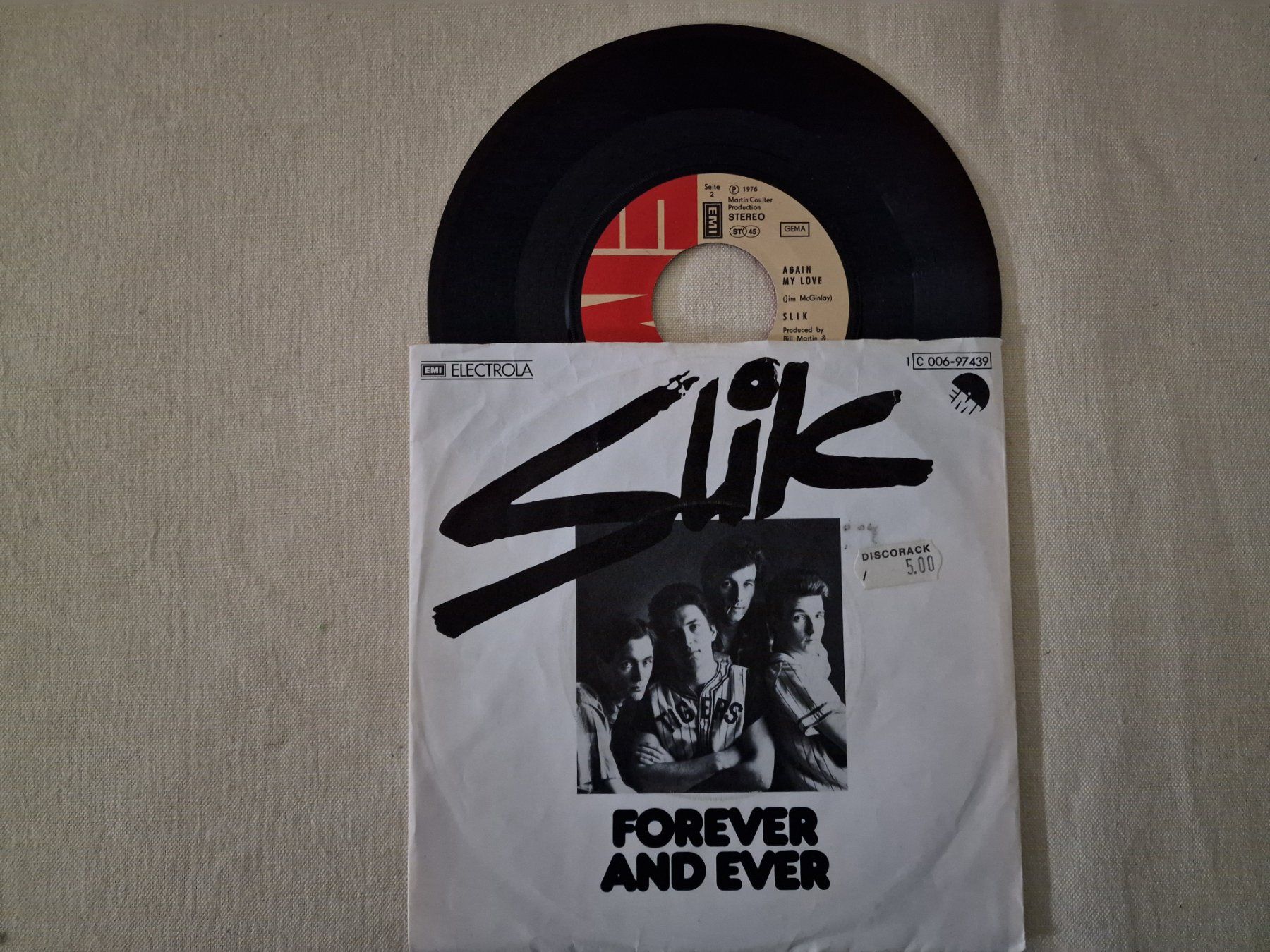 Dischi in vinile: Slik Single – Forever And Ever – Usato da Root venduto da atelier22